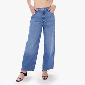 NWT MOTHER The Fun Dip High Waist Wide Jeans In Delicious Memories SIZE 29